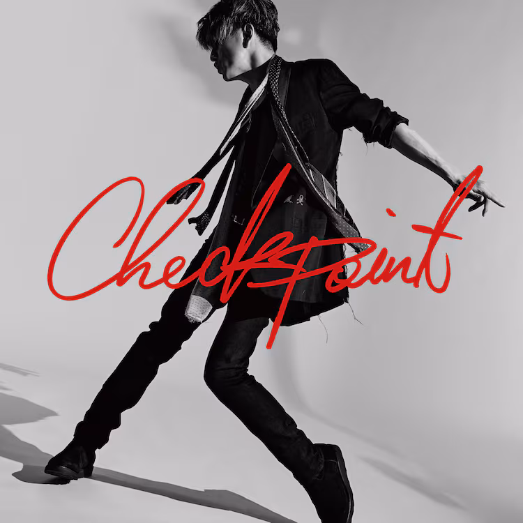 Takuya Kimura on the cover of his fourth solo album Checkpoint, scheduled for release on August 12, 2026.